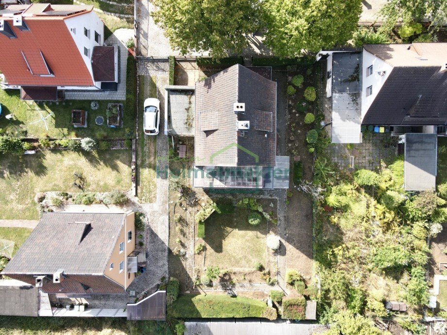 Luftbild - Grundst�ck Einfamilienhaus Bernburg