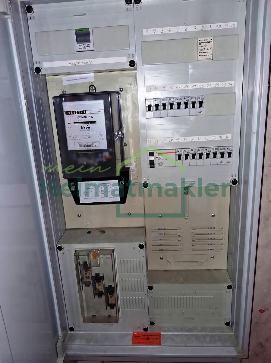 Z�hlerschrank Doppelhaush�lfte Gatersleben
