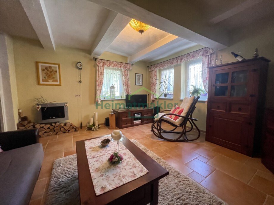 Wohnzimmer Einfamilienhaus Arnstein OT Stangerode