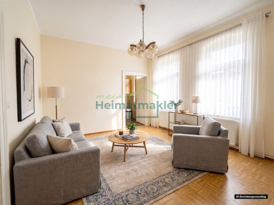 EG - Wohnzimmer - m�bliert Reihenmittelhaus Bernburg
