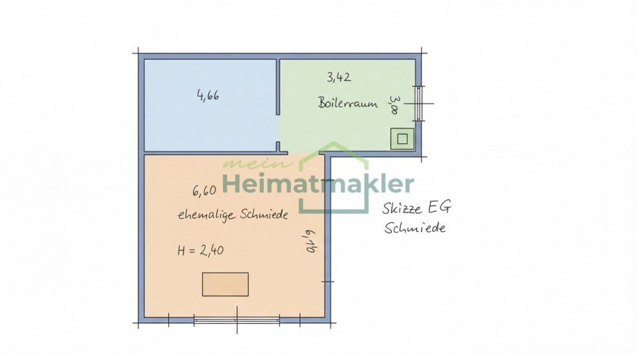 Grundriss EG Schmiede Haus Ditfurt