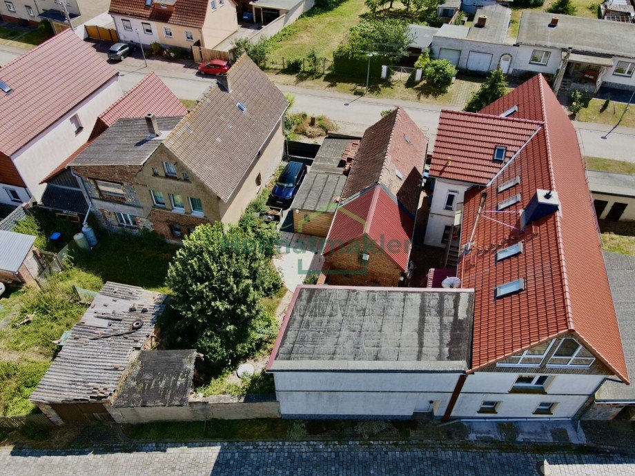 R�ckansicht Einfamilienhaus Welbsleben