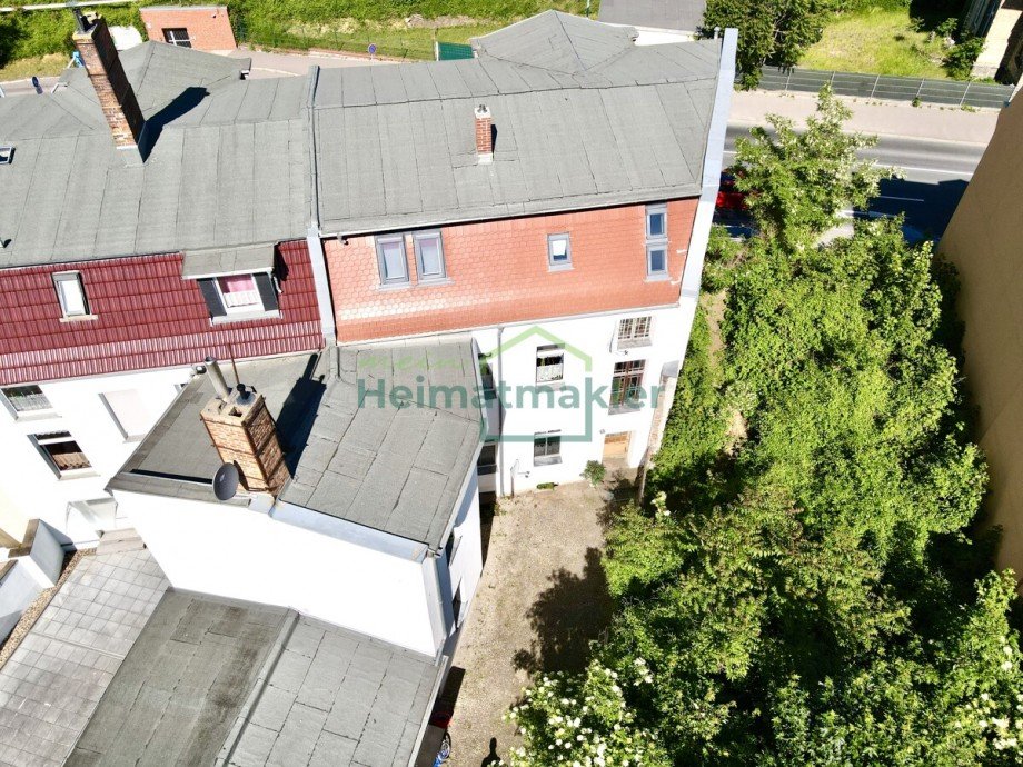 R�ckansicht Mehrfamilienhaus Bernburg
