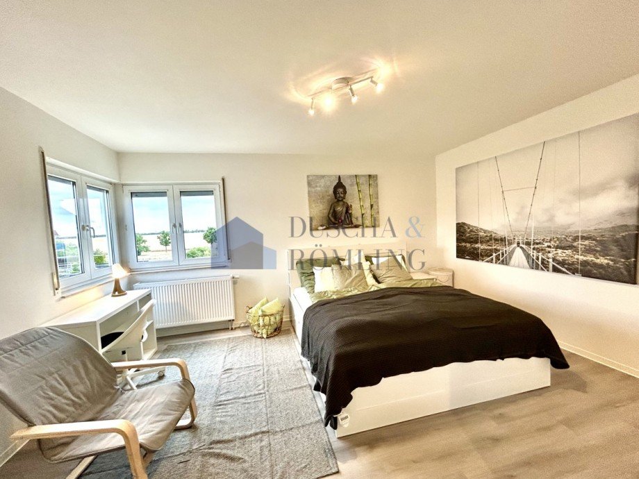 Wohnzimmer Etagenwohnung Thalheim