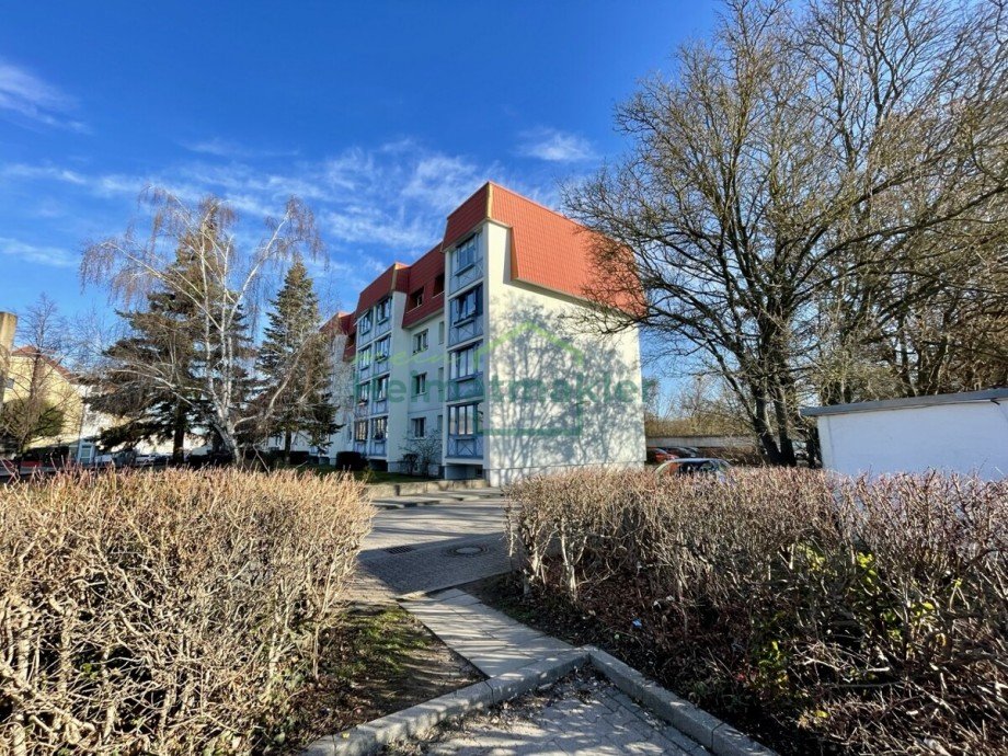 Ansicht vom Stra�enraum Etagenwohnung K�then