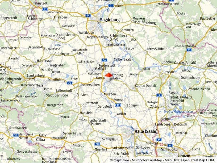 Makrolage Reihenhaus Bernburg