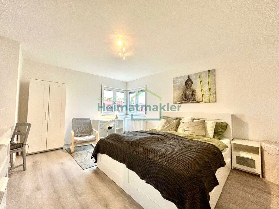 Wohnzimmer Etagenwohnung Thalheim