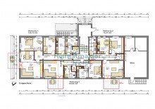 EG- Grundriss helle und barrierearme 2 Zimmer- Wohnung mit Terrasse!