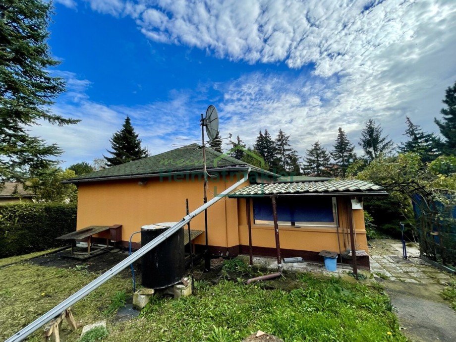 Geb�uder�ckseite Einfamilienhaus Aschersleben