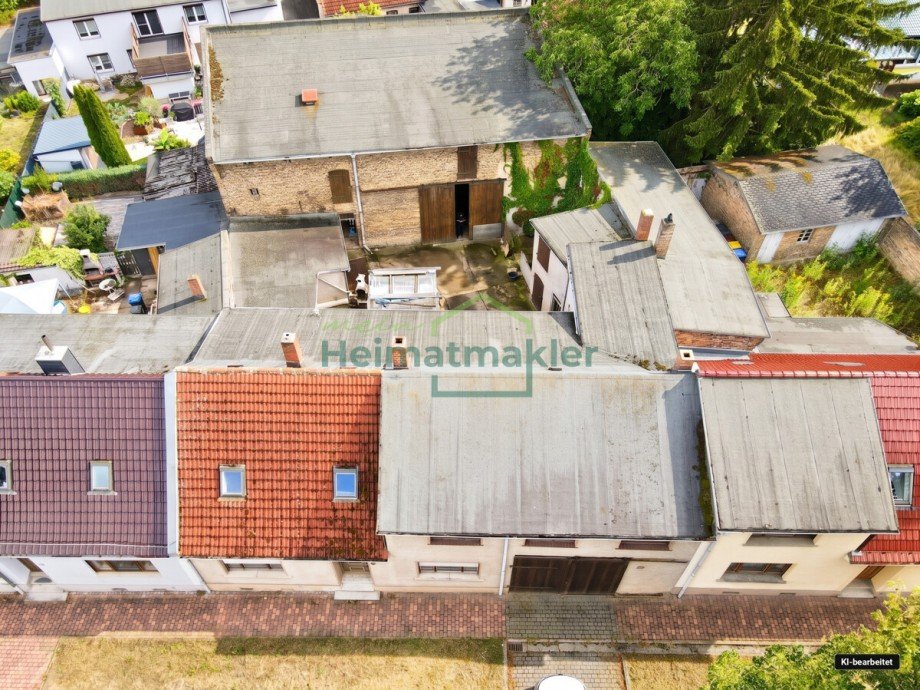 Luftbild Reihenhaus Hecklingen