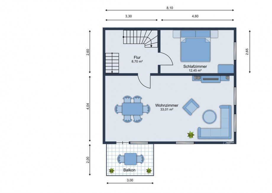 Obergeschoss Einfamilienhaus Ditfurt