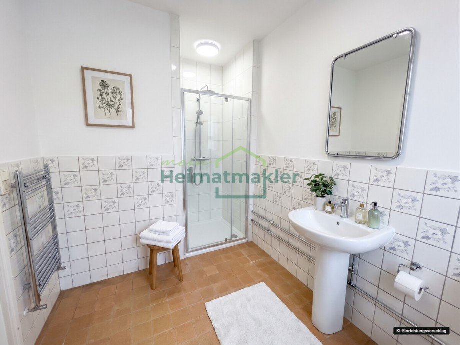 EG - Badezimmer m�bliert Reihenmittelhaus Bernburg