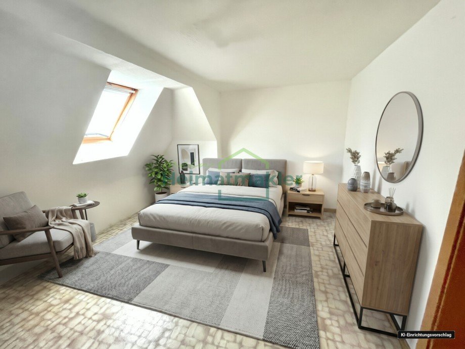 OG - Schlafzimmer nach Sanierung Reihenhaus Hecklingen