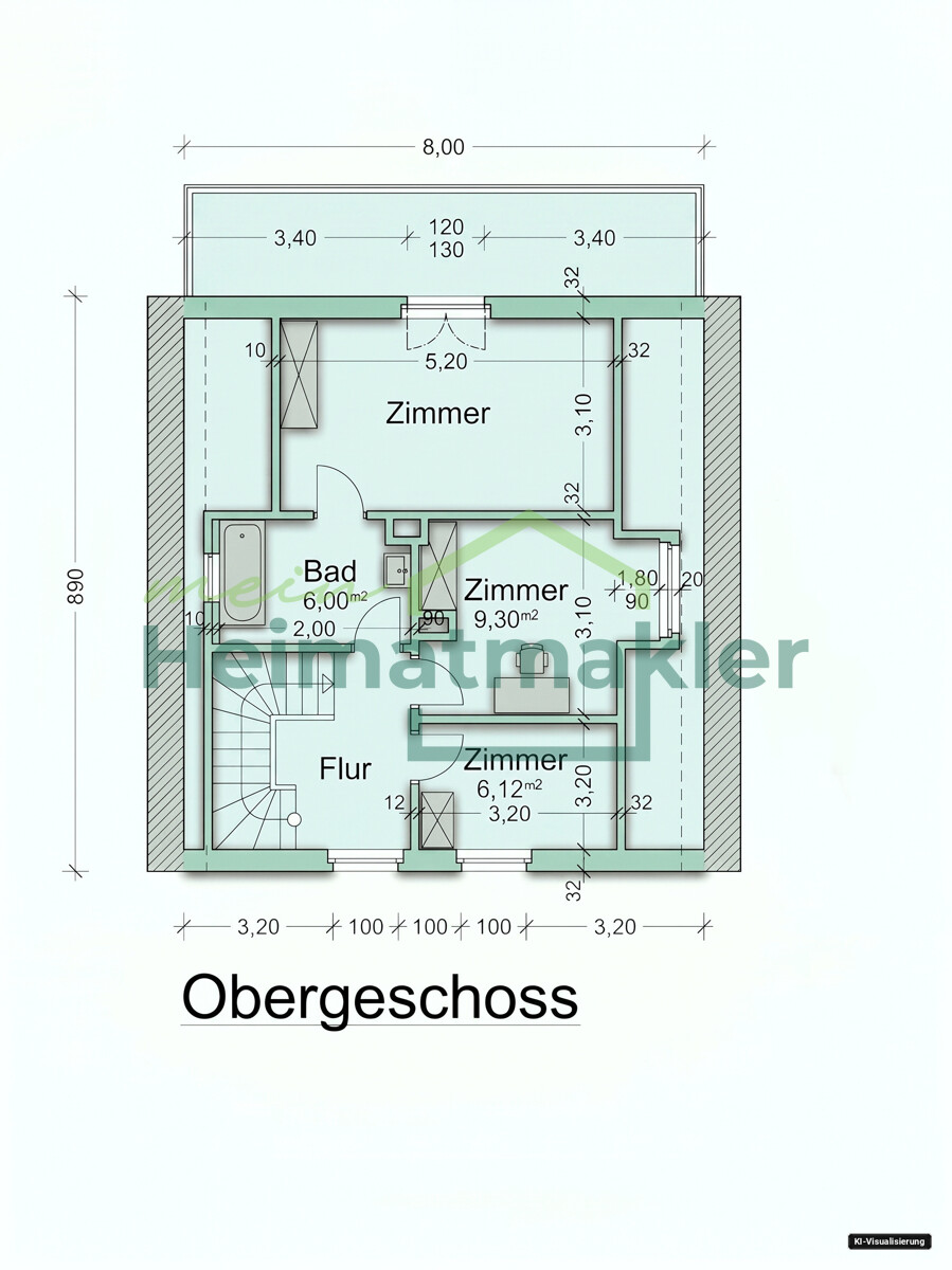 Obergeschoss Einfamilienhaus Bernburg