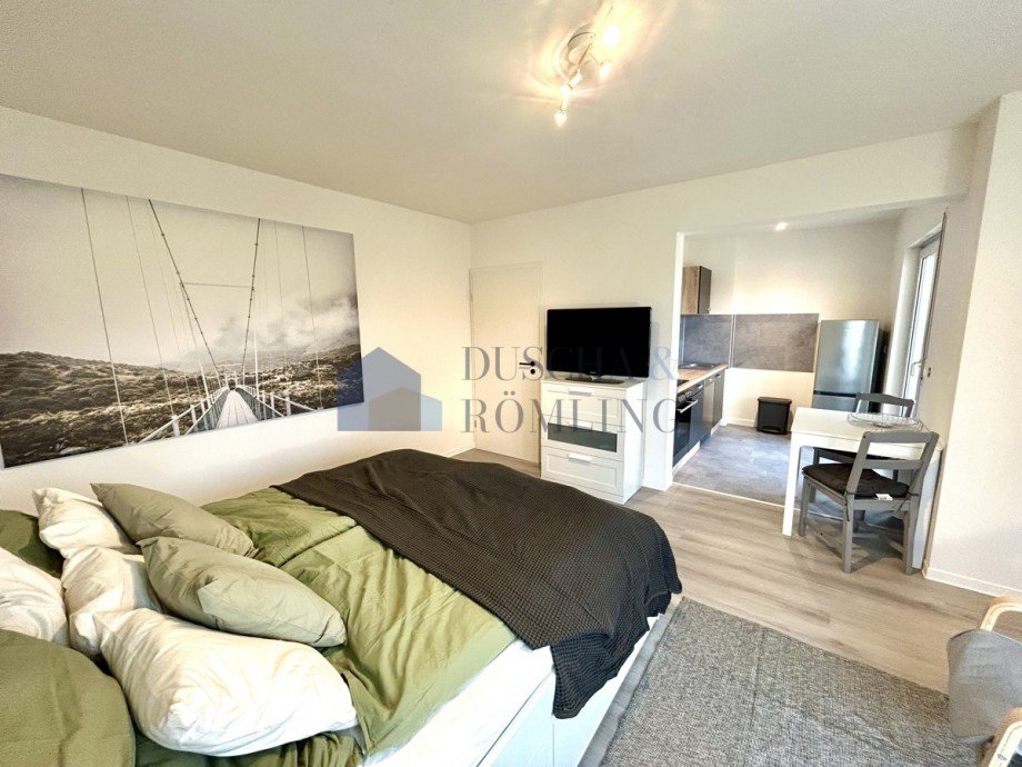 Wohnbereich mit K�che Etagenwohnung Thalheim