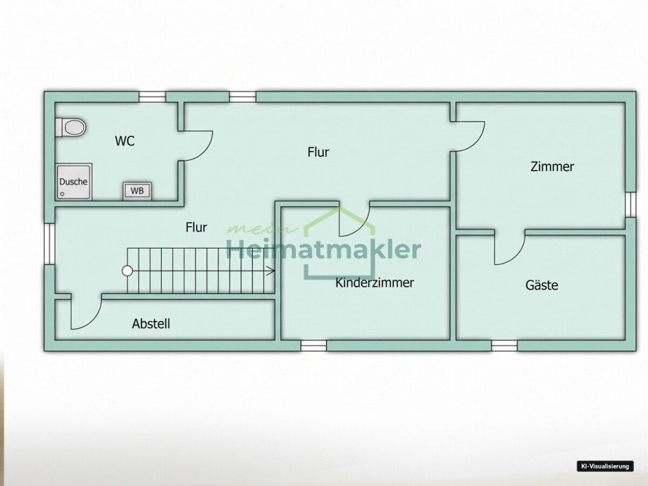 Grundriss - Dachgeschoss Einfamilienhaus Piesdorf
