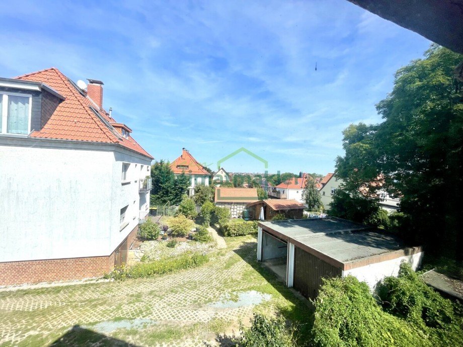 Blick aus dem Kinderzimmer Einfamilienhaus Aschersleben