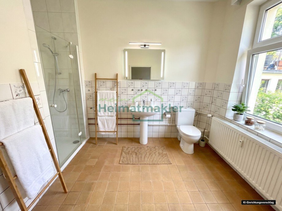 EG - Badezimmer m�bliert Reihenmittelhaus Bernburg