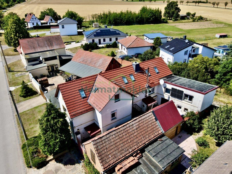 Luftbild Einfamilienhaus Welbsleben