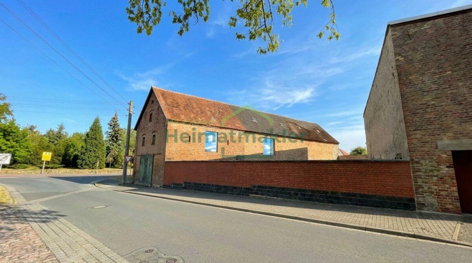 Ansicht Scheune Bauernhaus Aschersleben- OT Mehringen